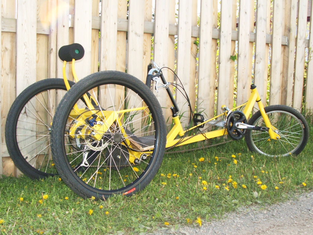 DeltaWolf Racing Trike - over seat steering